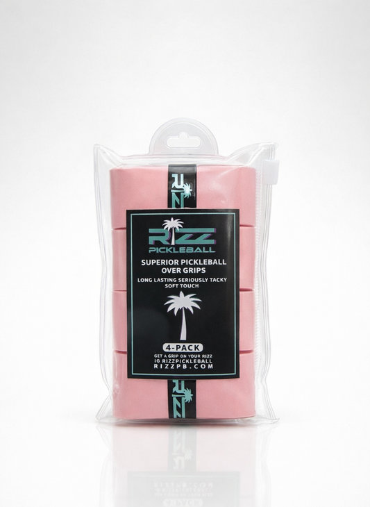RIZZ GRIPS 4 PACK TACKY - ROSÉ RIZZ (PINK)