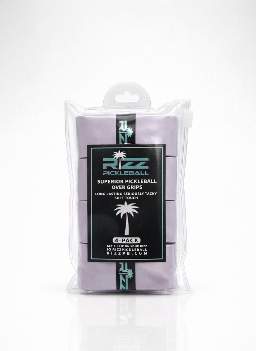 RIZZ GRIPS 4 PACK TACKY - SPRING PURPLE