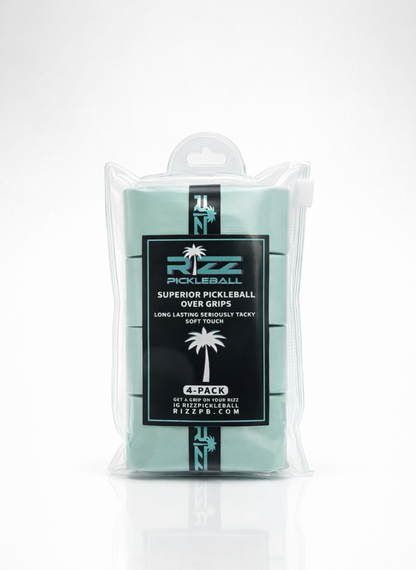 Strawberry Rizz Ritual Green RIZZ GRIPS 4 PACK TACKY - MINT (GREEN) โ Rizz Pickleball